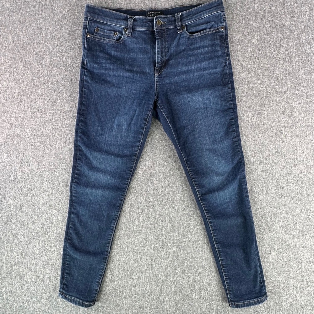Banana Republic Jeans Womens 31/12 Sculpt Skin Dark Wash Blue Skinny Stretch